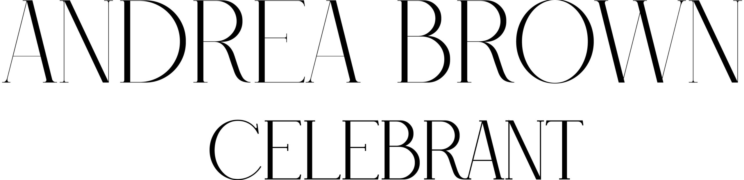 Andrea Brown Celebrant logo